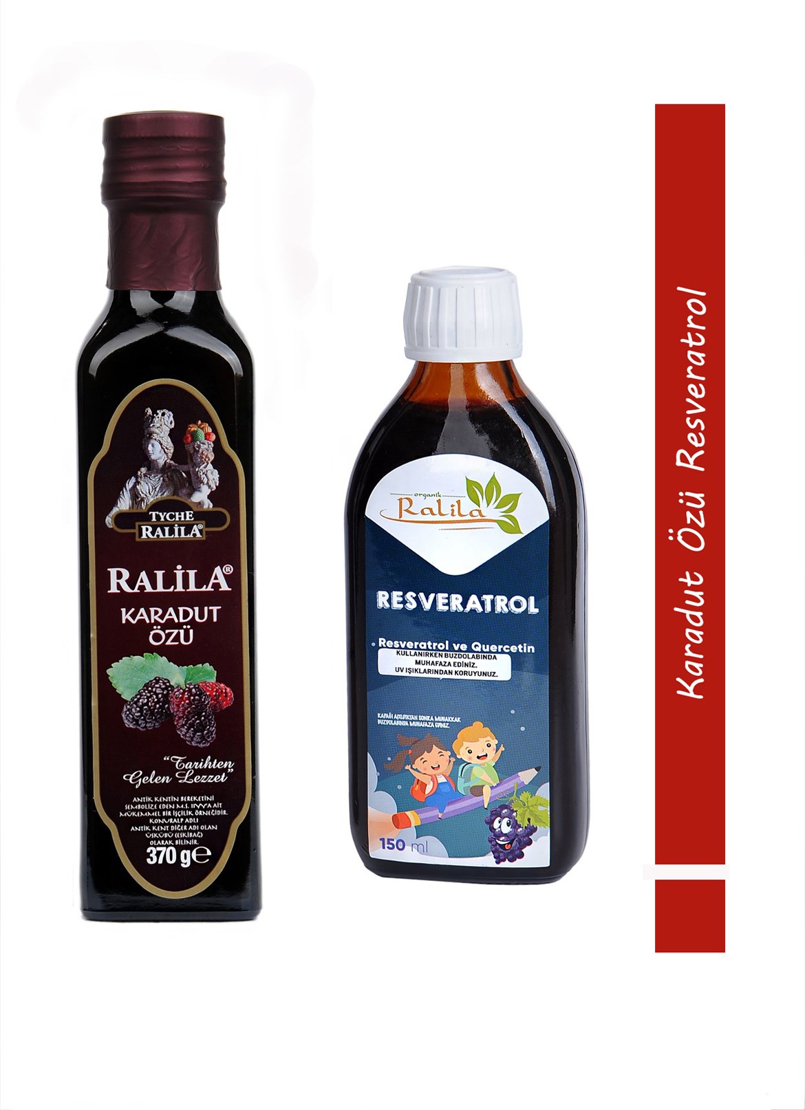 Ralila Organik Karadut Özü Resveratrol Set