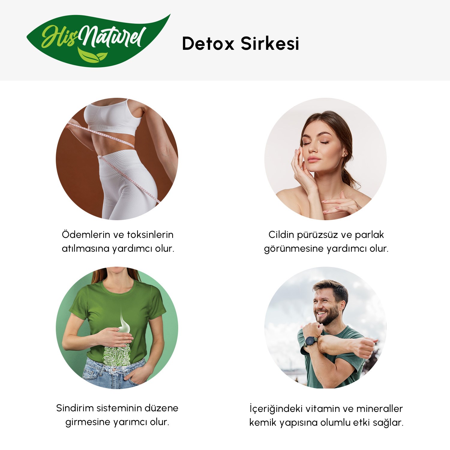 Prebiyotik Ödem Atmaya Ve Kilo Vermeye Yardımcı Detoks Sirkesi 500 ml. 